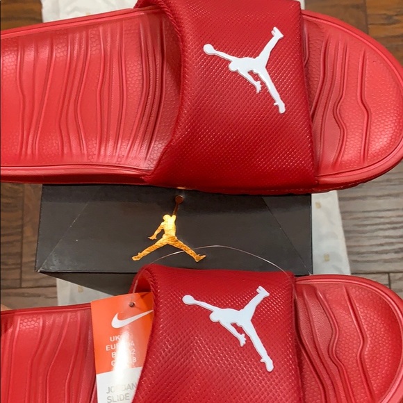 JORDAN BREAK SLIDE Gym Red/White - Picture 12 of 16